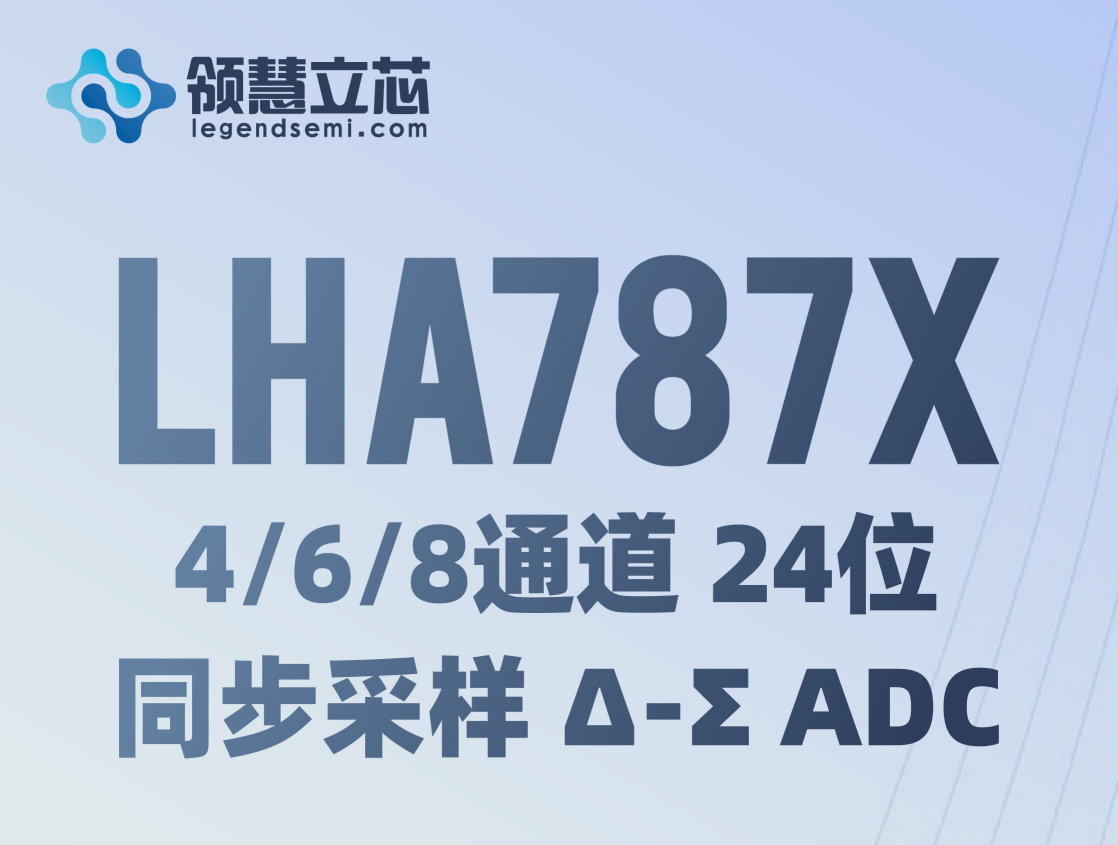 【領慧立芯新品發(fā)布】LHA787X：4/6/8通道(dào) 24位同步采樣(yàng) Δ-Σ ADC